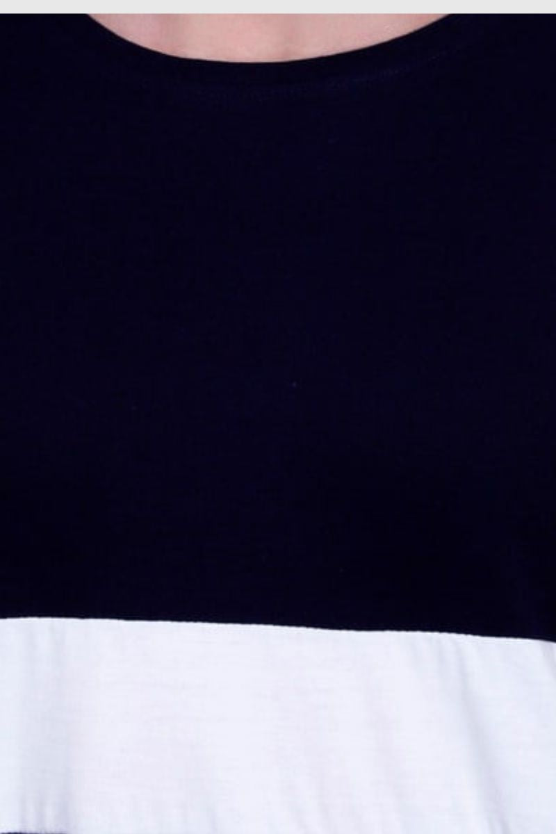 Attitude Color Block Full Sleeves T-Shirt