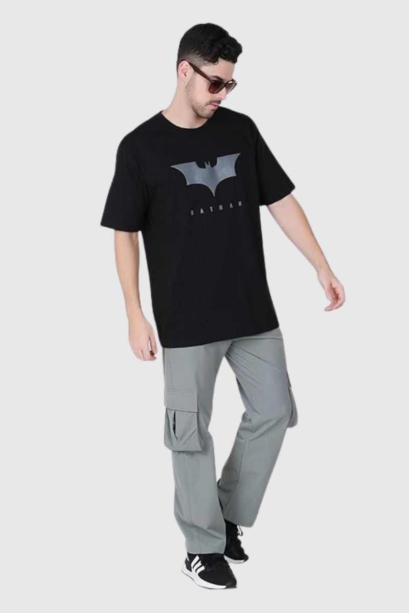 Attitude Batman Printed Half Sleeves T-Shirt