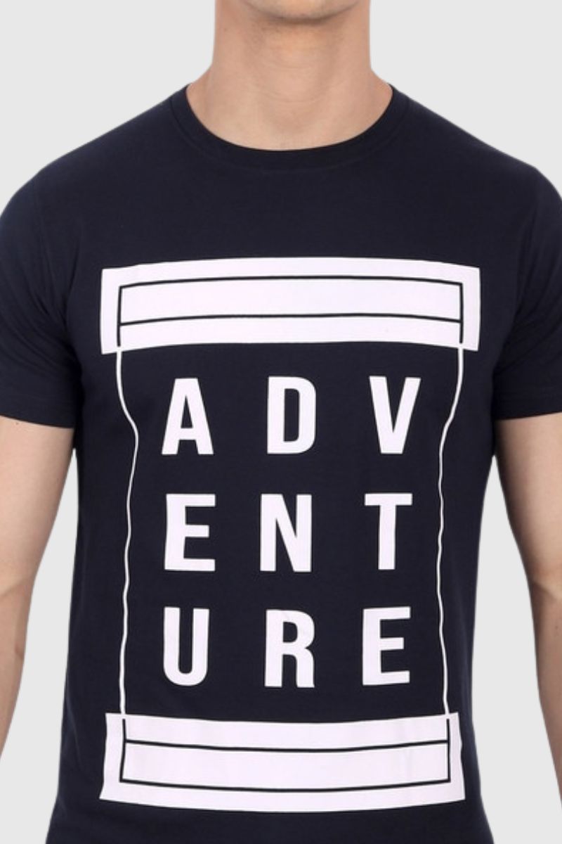 Attitude Unique Printed Half Sleeves T-Shirt