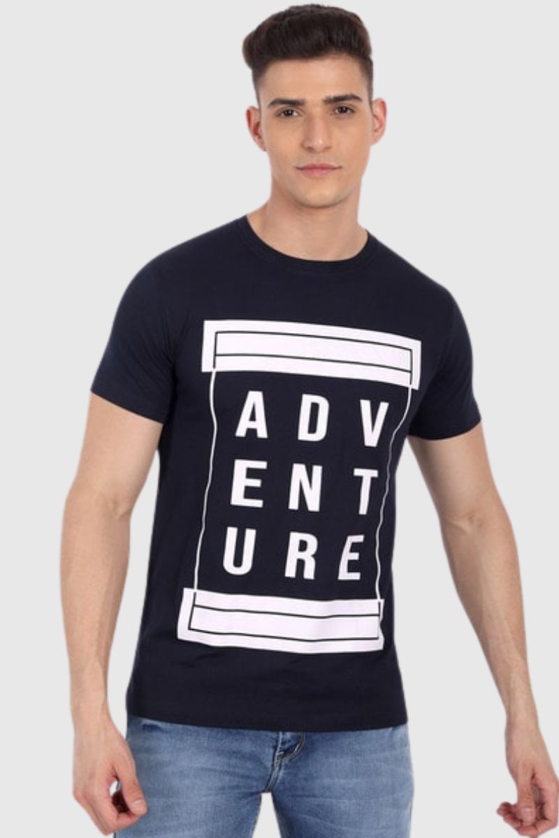 Attitude Unique Printed Half Sleeves T-Shirt