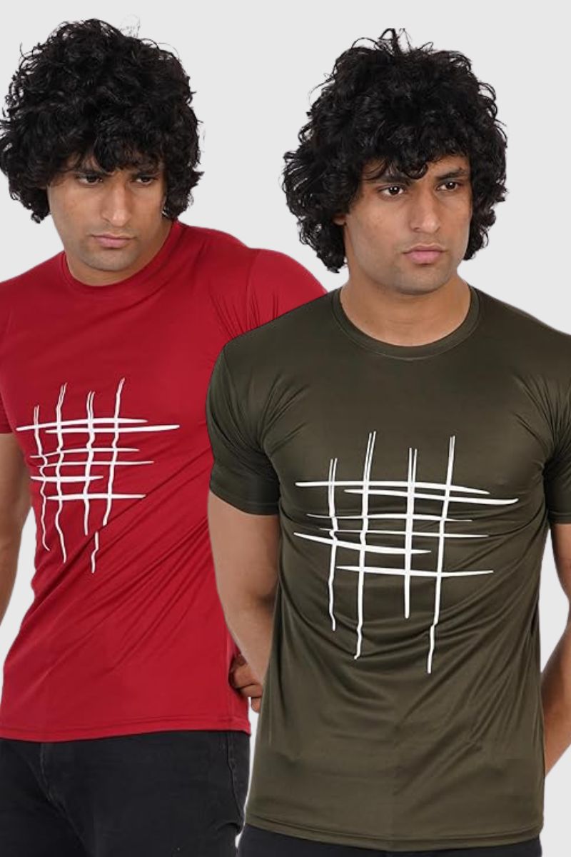 Attitude Combo Printed T-shirt