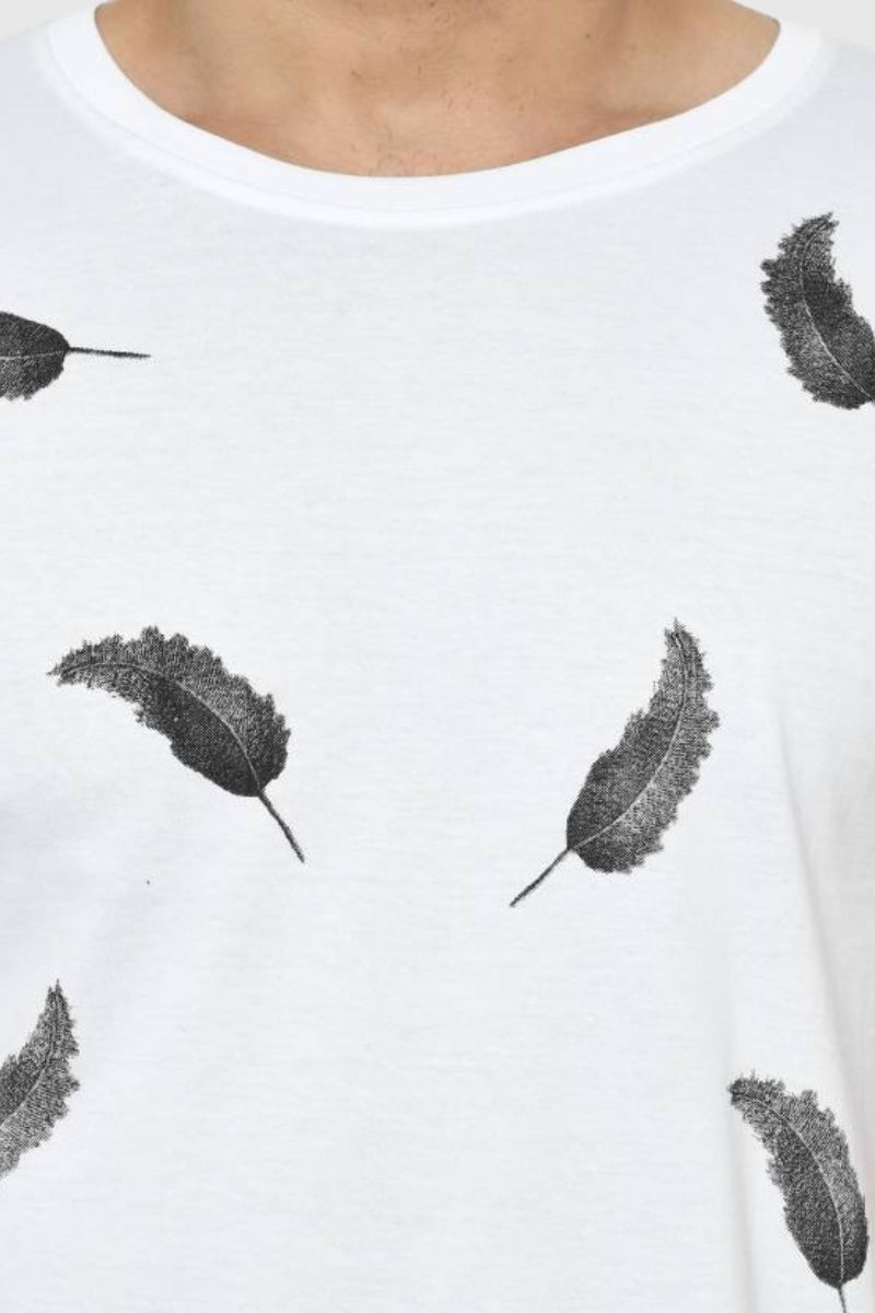 Attitude Printed Half Sleeves T-Shirt