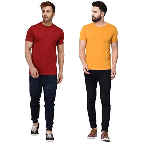 Attitude Plain Half Sleeves T-Shirt