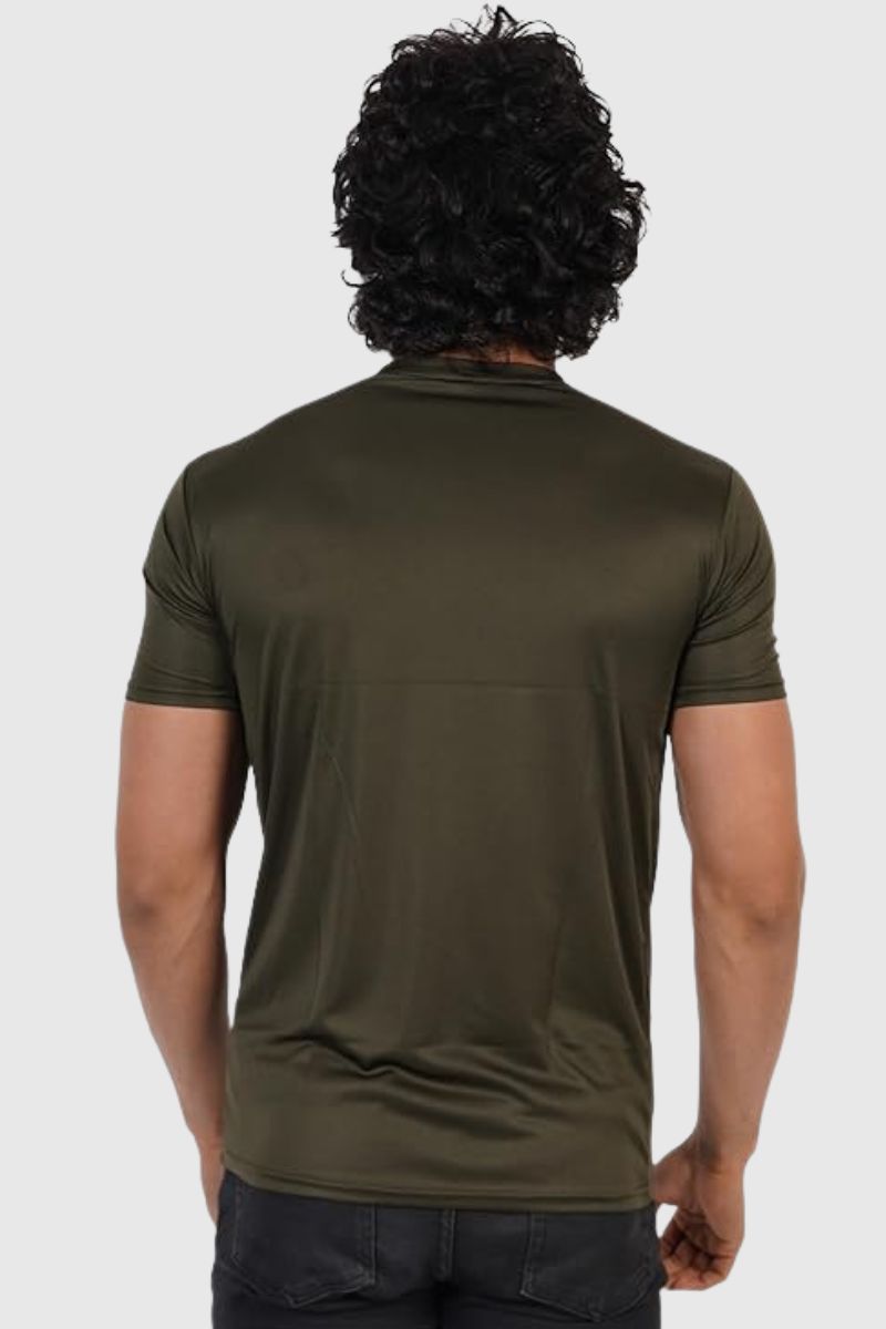 Attitude Cross Printed Half Sleeve T-Shirt