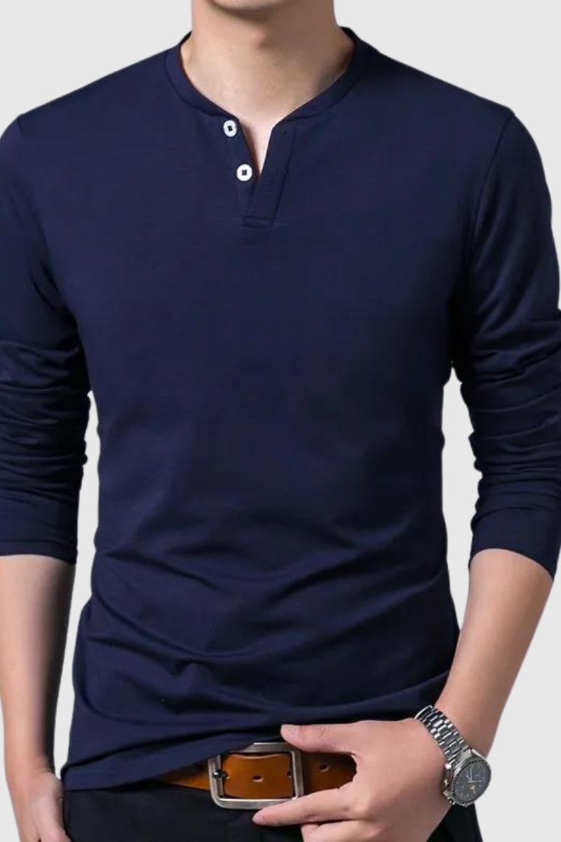 Attitude Henley Full Sleeves T-Shirt