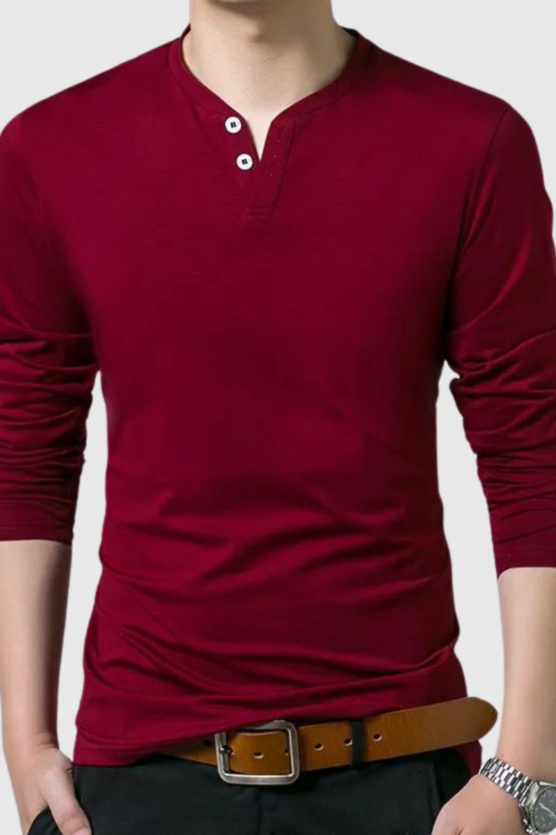 Attitude Henley Full Sleeves T-Shirt