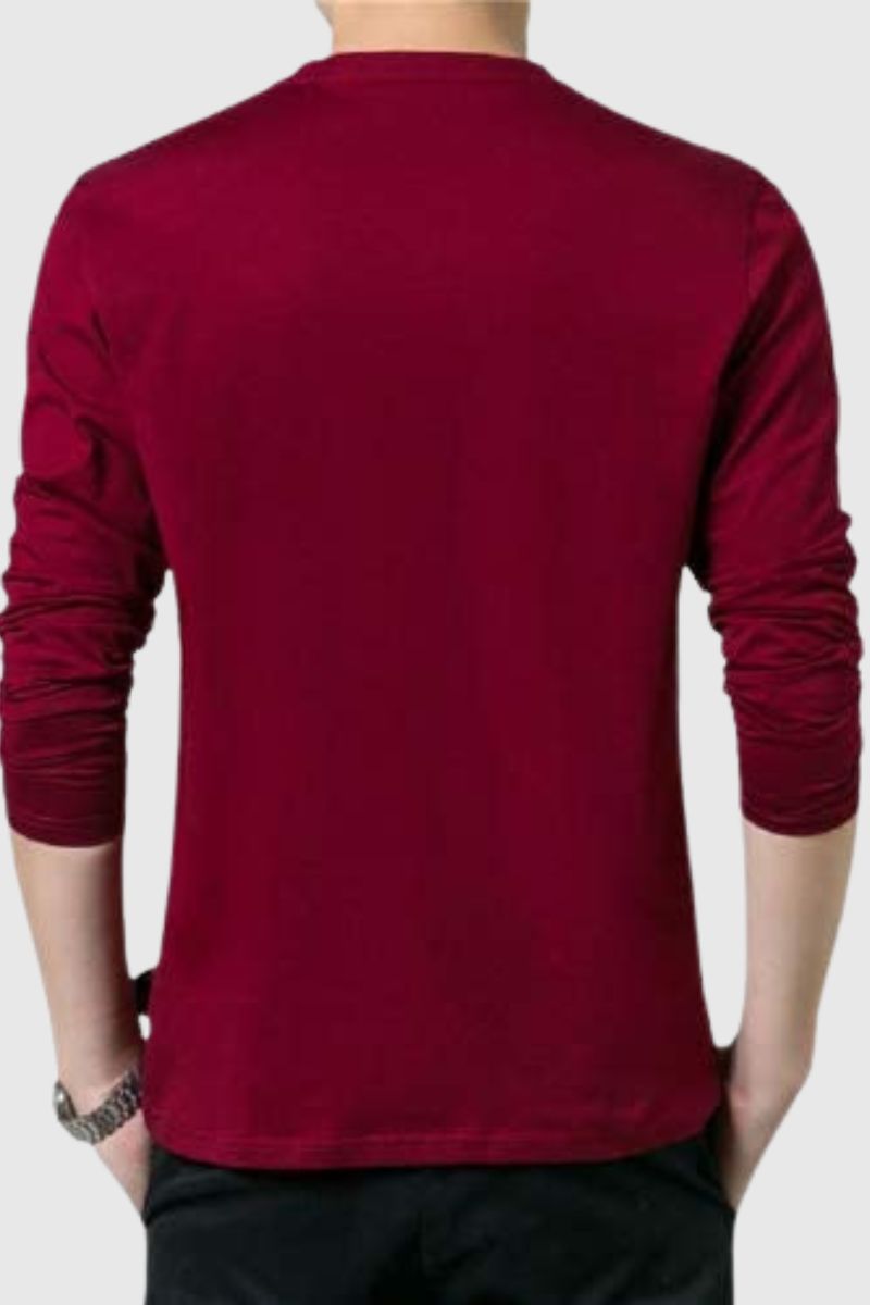 Attitude Henley Full Sleeves T-Shirt