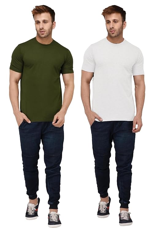 Attitude Plain Half Sleeves T-Shirt