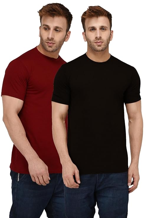 Attitude Plain Half Sleeves T-Shirt