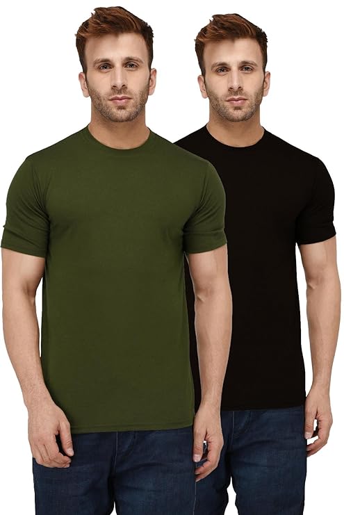 Attitude Plain Half Sleeves T-Shirt