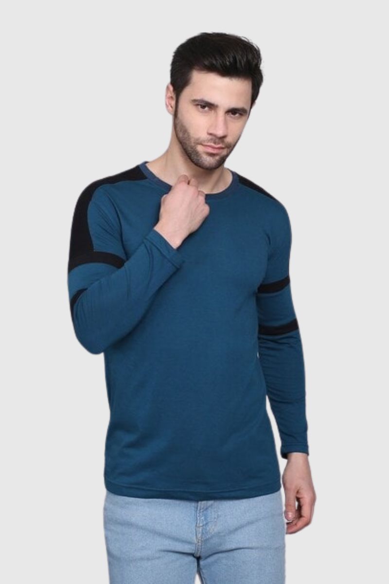 Attitude Printed Full Sleeves T-Shirt