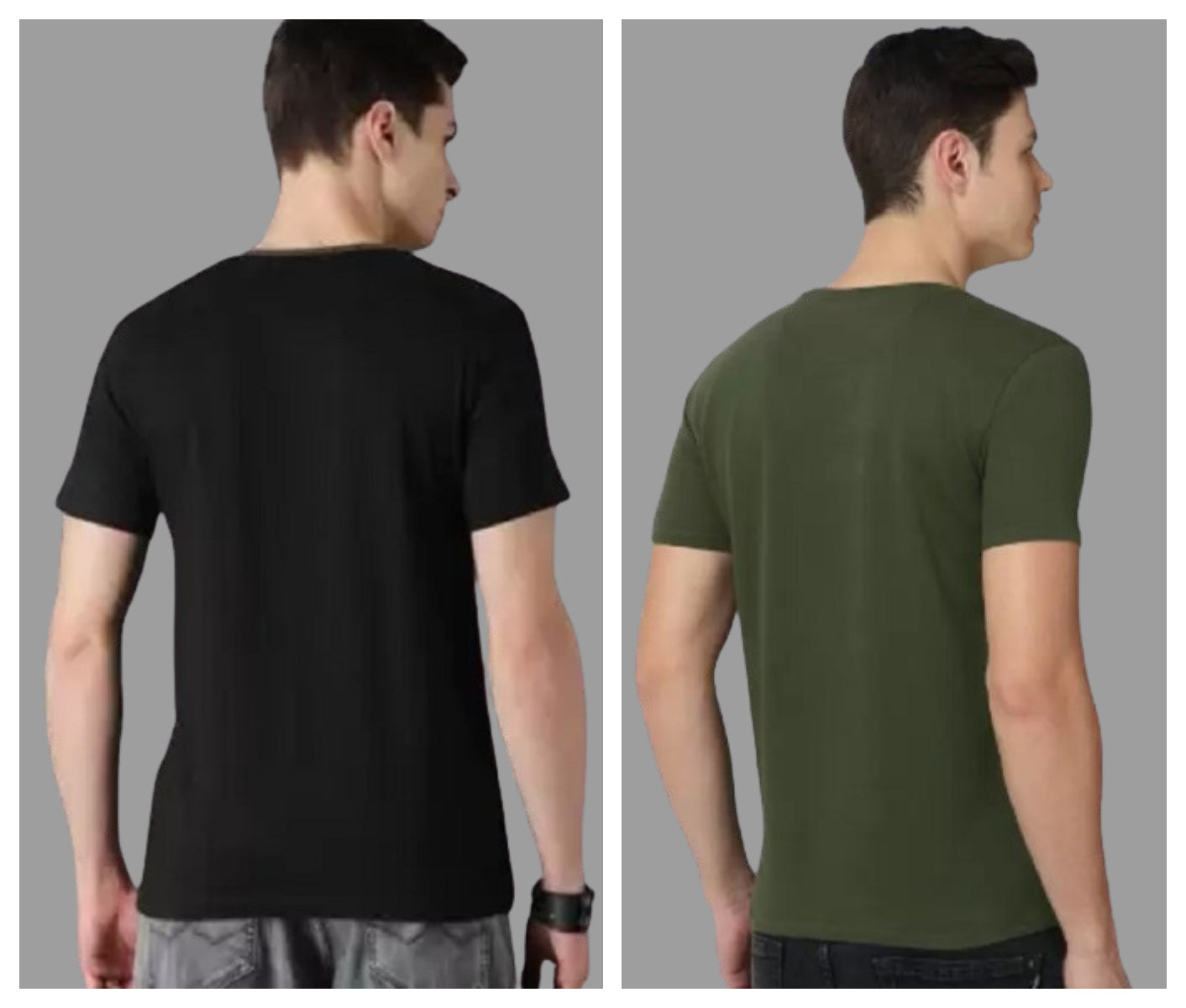 Attitude Combo Printed Half Sleeves T-shirts