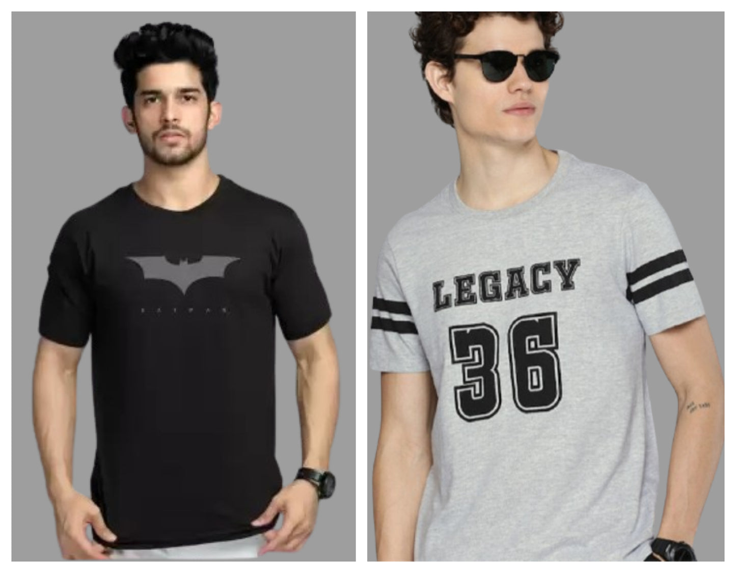Attitude Combo Printed Half Sleeves T-shirts