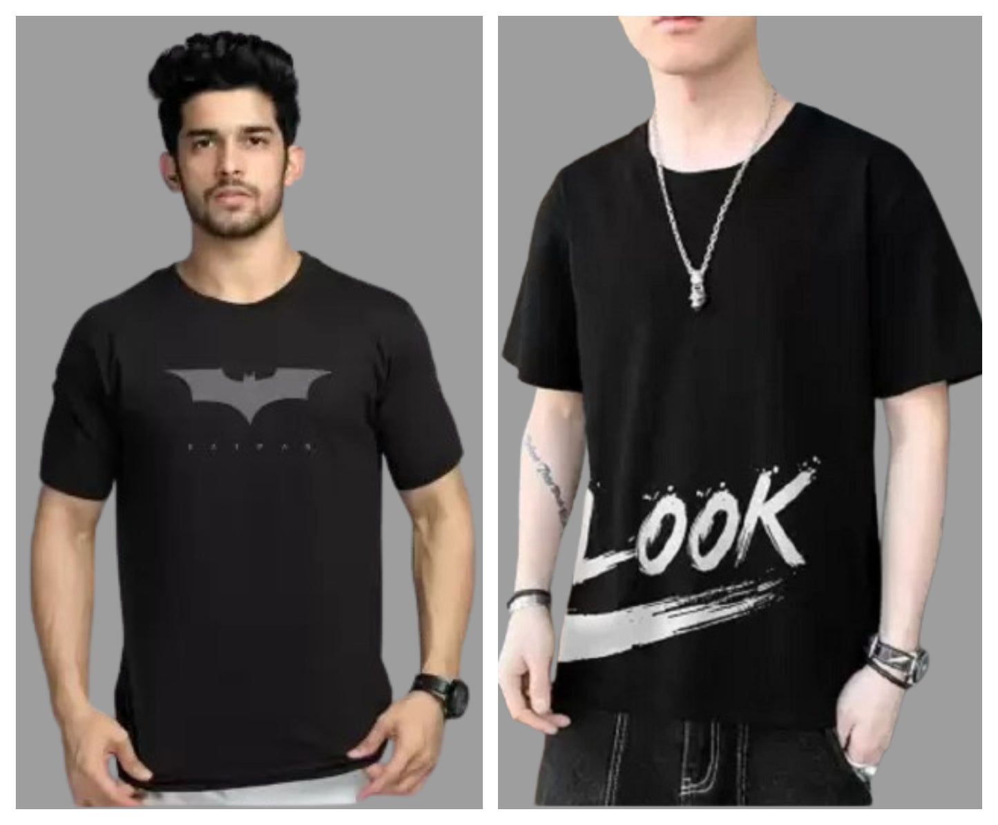 Attitude Combo Printed Half Sleeves T-shirts