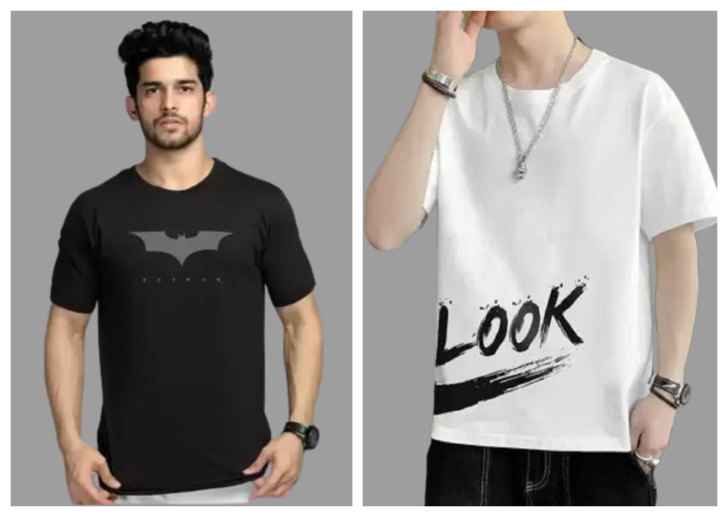 Attitude Combo Printed Half Sleeves T-shirts