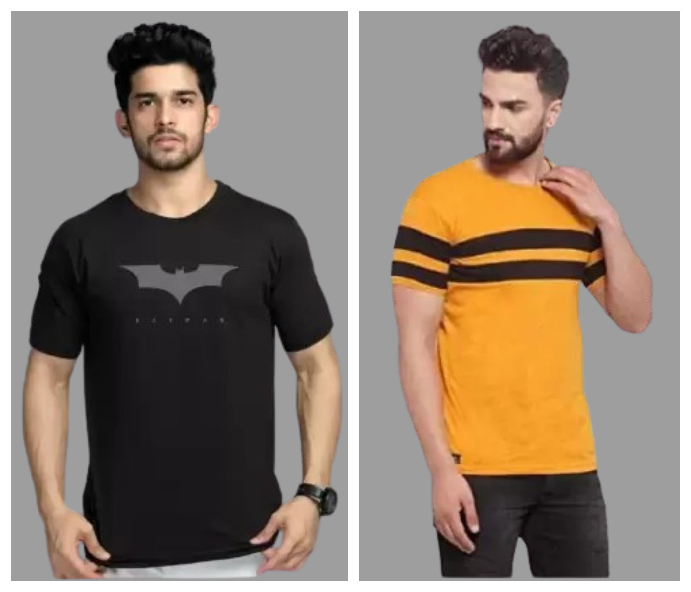 Attitude Combo Printed Half Sleeves T-shirts