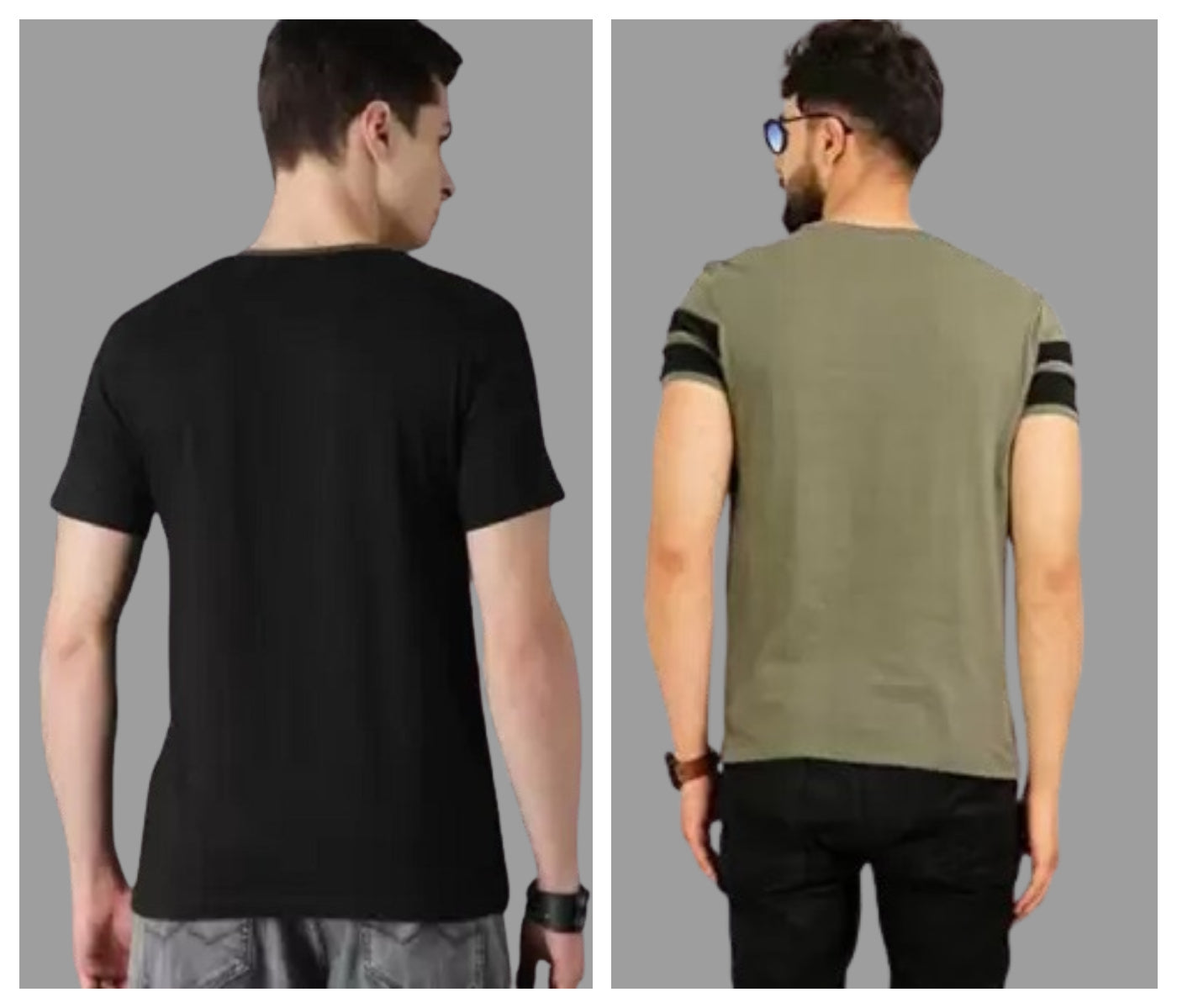 Attitude Combo Printed Half Sleeves T-shirts