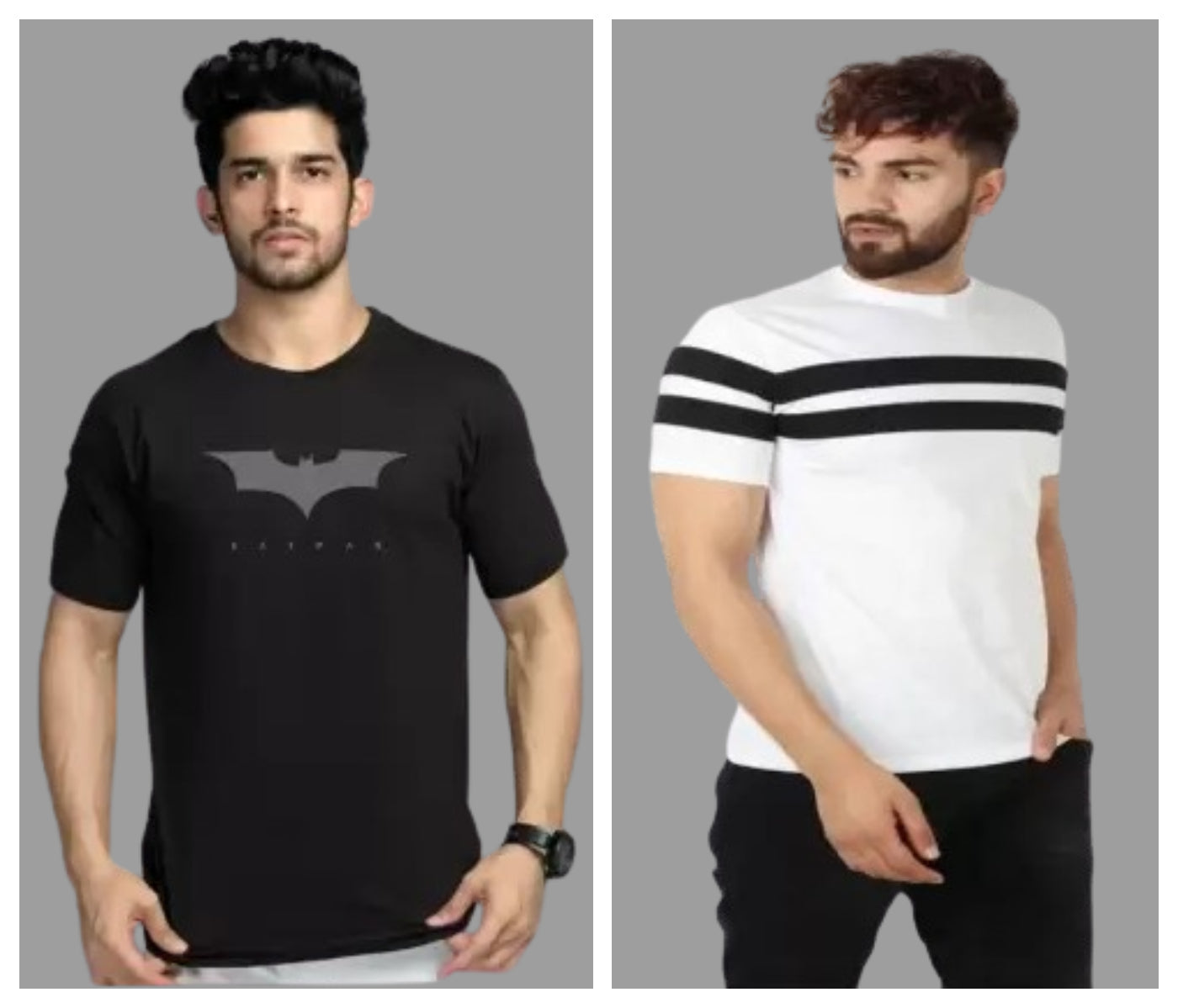 Attitude Combo Printed Half Sleeves T-shirts