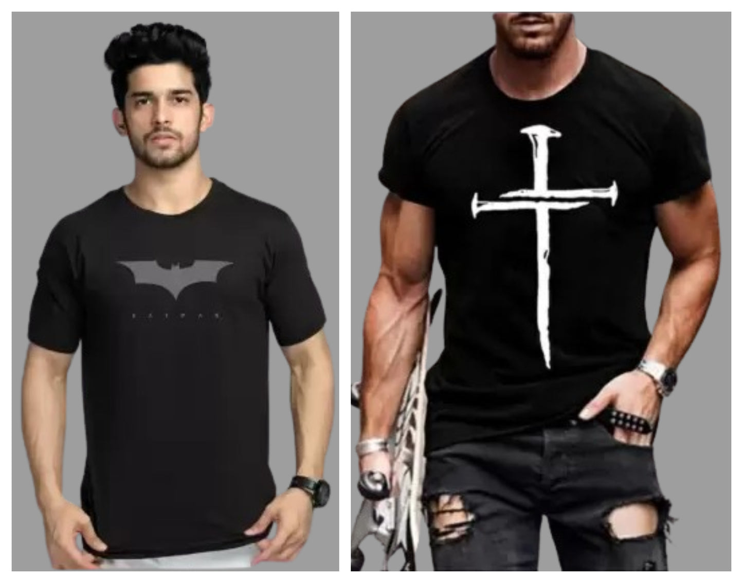 Attitude Combo Printed Half Sleeves T-shirts