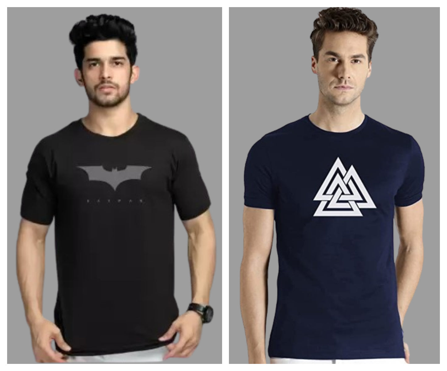 Attitude Combo Printed Half Sleeves T-shirts