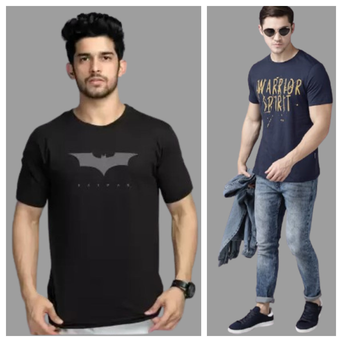 Attitude Combo Printed Half Sleeves T-shirts