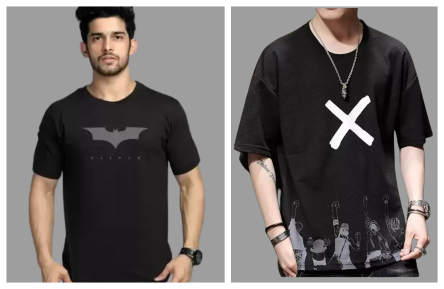 Attitude Combo Printed Half Sleeves T-shirts