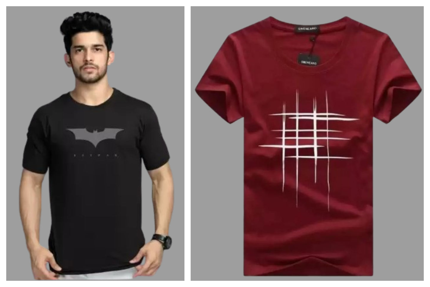 Attitude Combo Printed Half Sleeves T-shirts