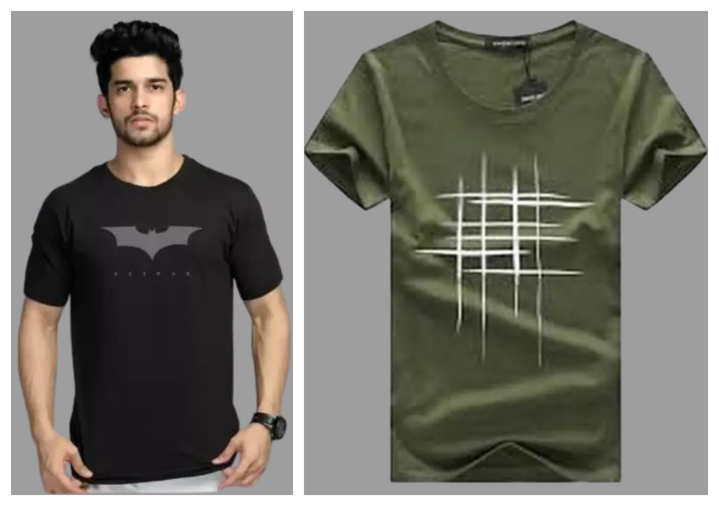 Attitude Combo Printed Half Sleeves T-shirts