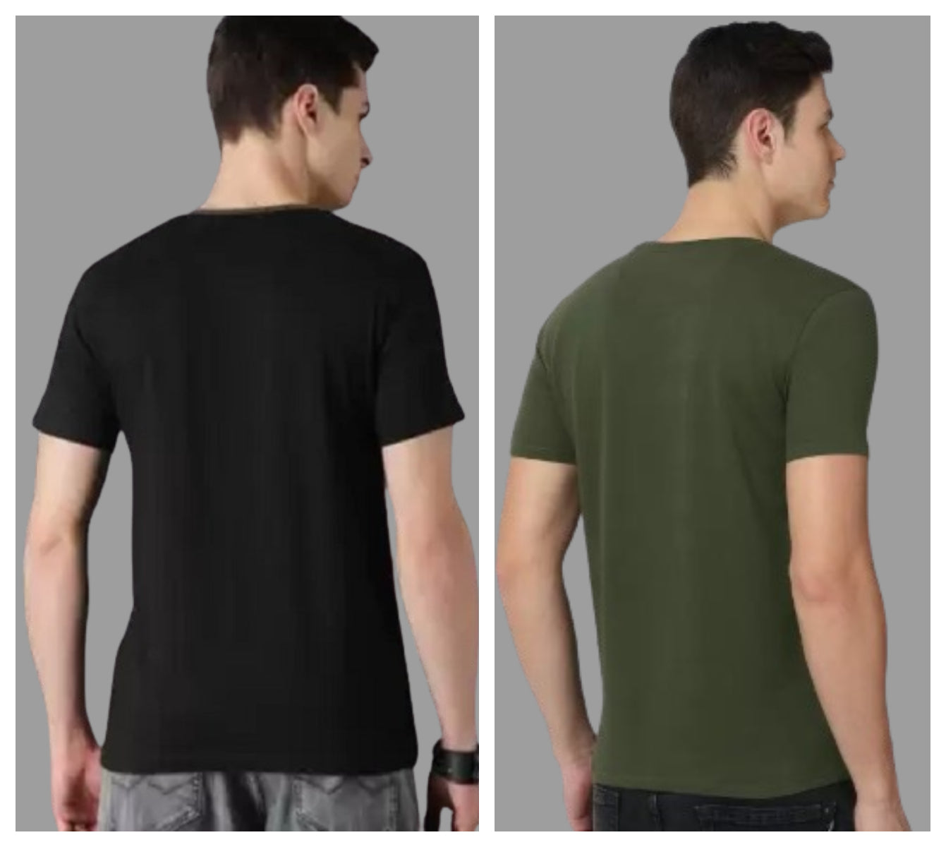 Attitude Combo Printed Half Sleeves T-shirts