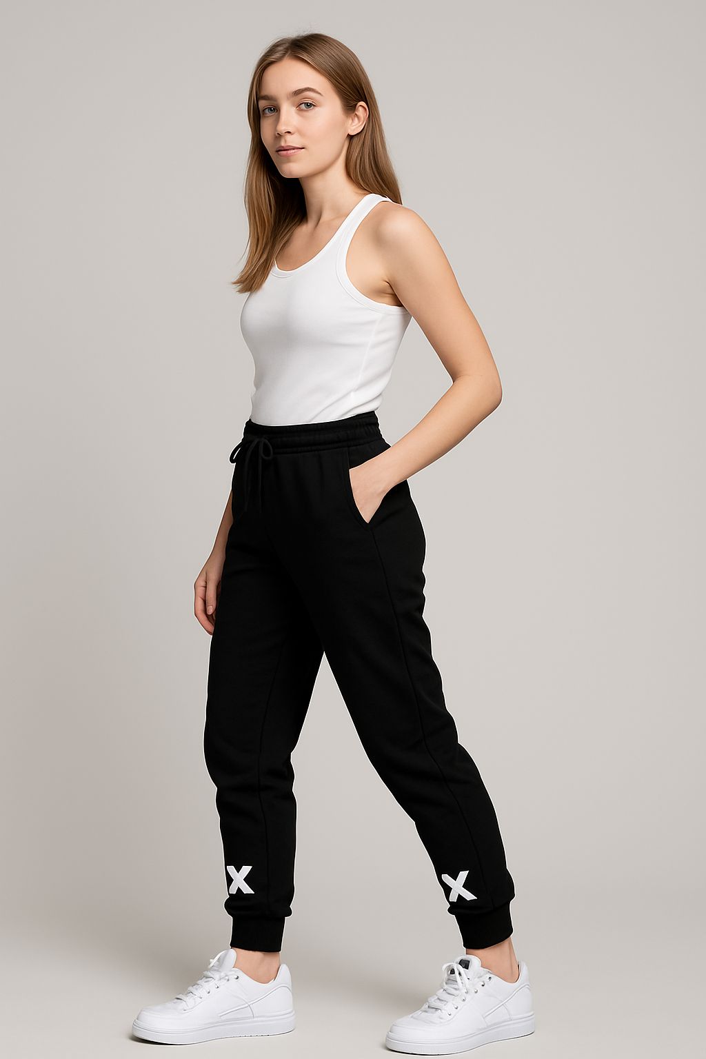 Attitude Girl's Regular Fit Printed Grip Lower