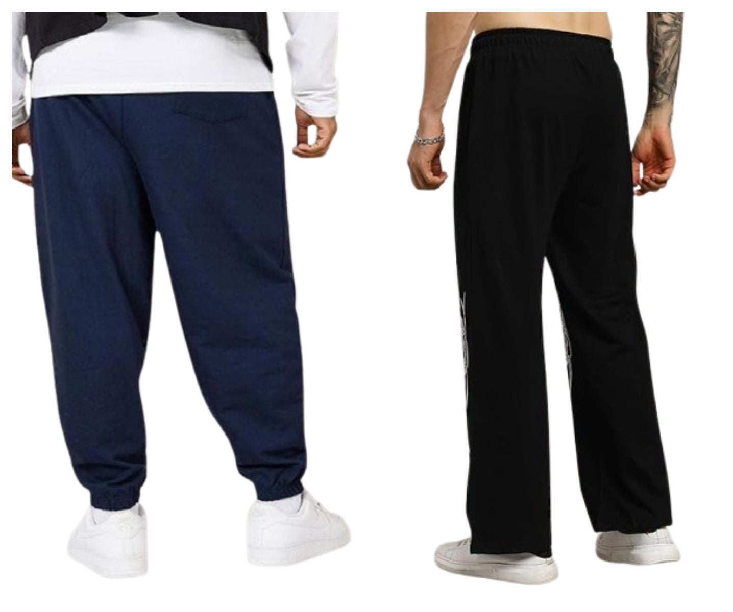 Attitude Combo Men's Regular Fit Printed Lower– Cotton Blend Joggers with Elastic Waistband & Pockets |