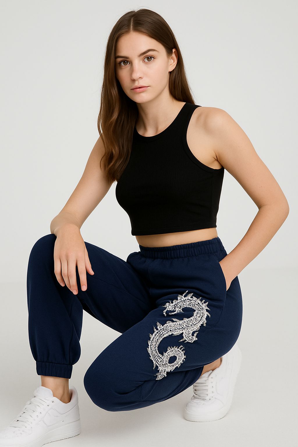 Attitude Girl's Regular Fit Printed Dragoan Lower