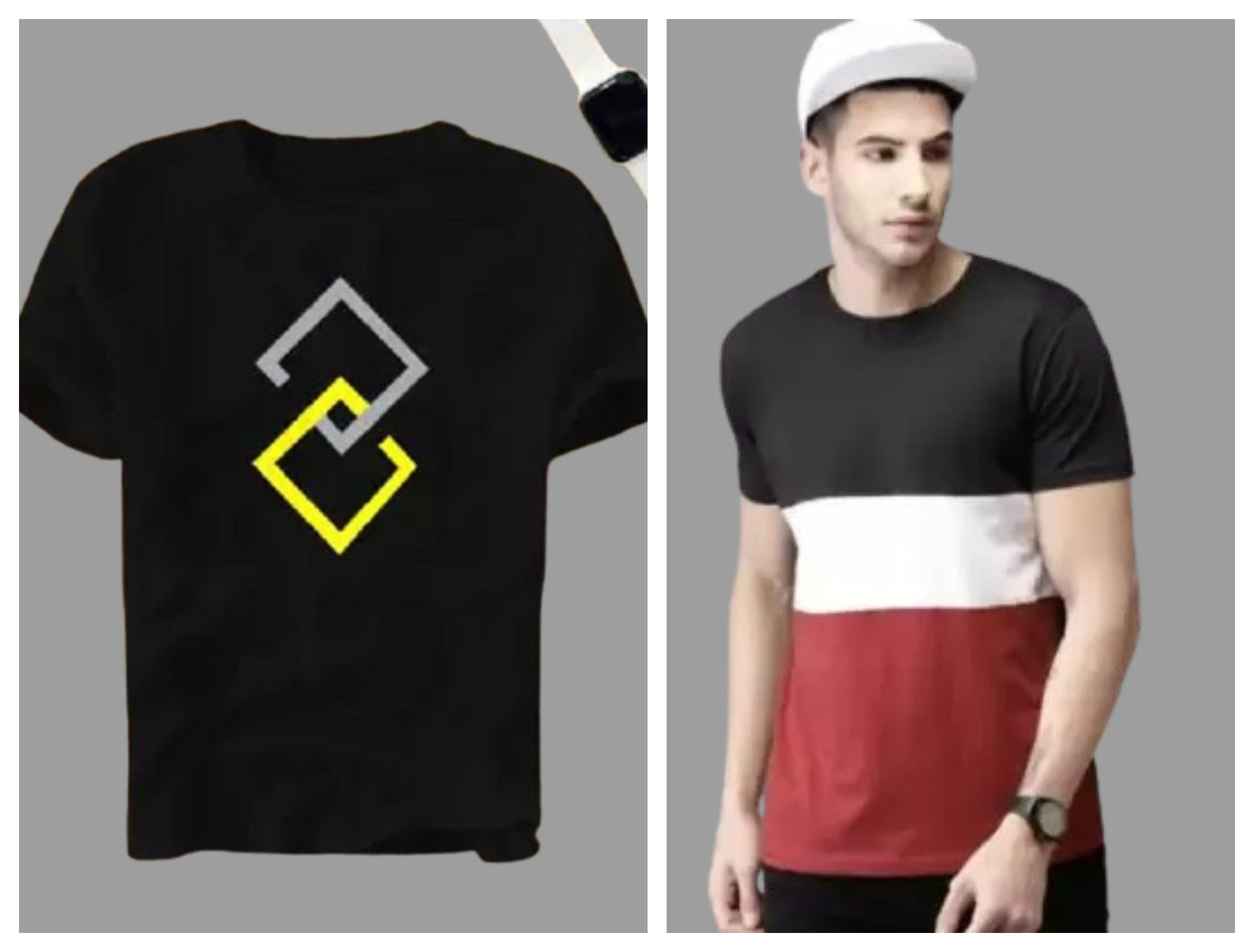 Attitude Combo Printed Half Sleeves T-shirts