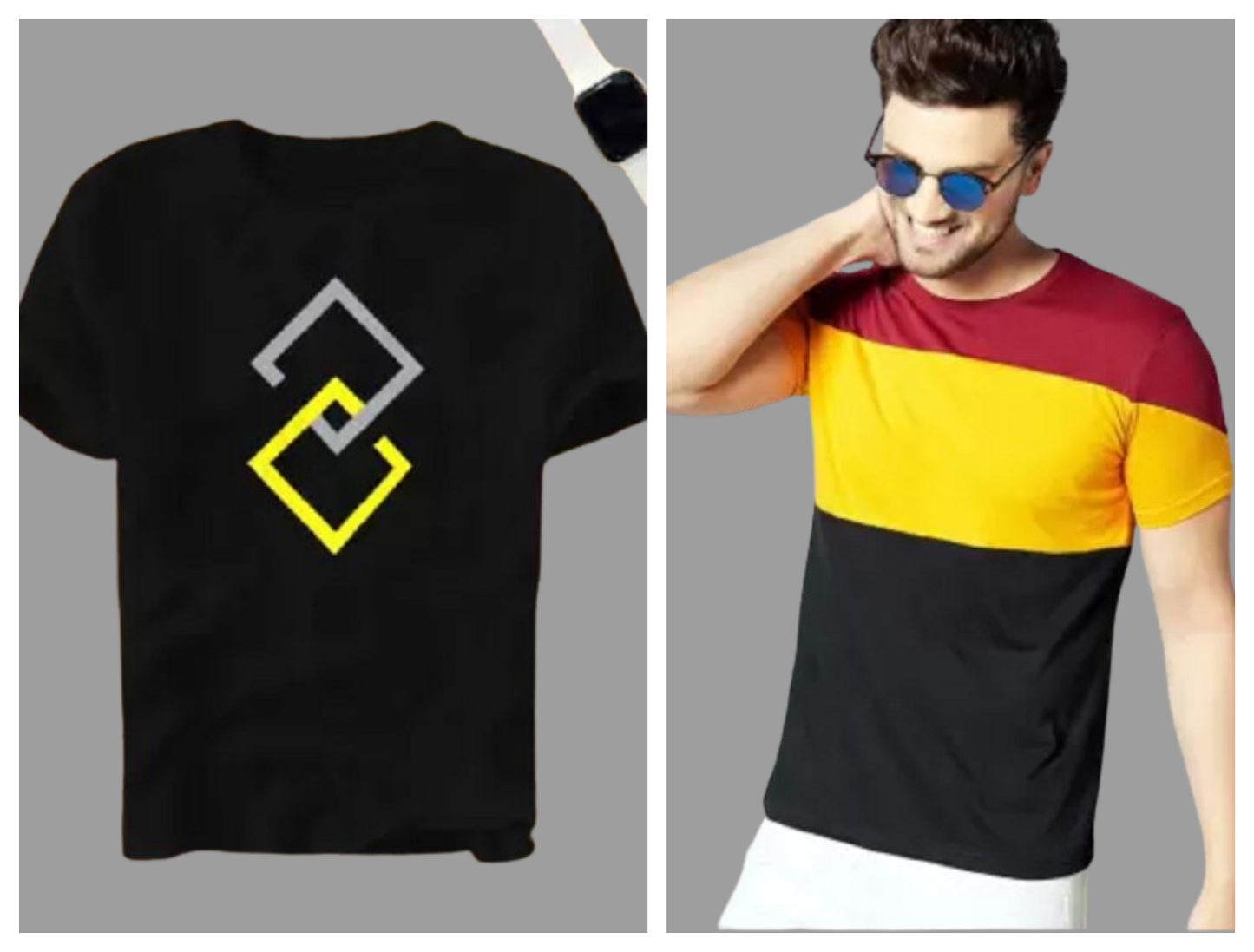 Attitude Combo Printed Half Sleeves T-shirts