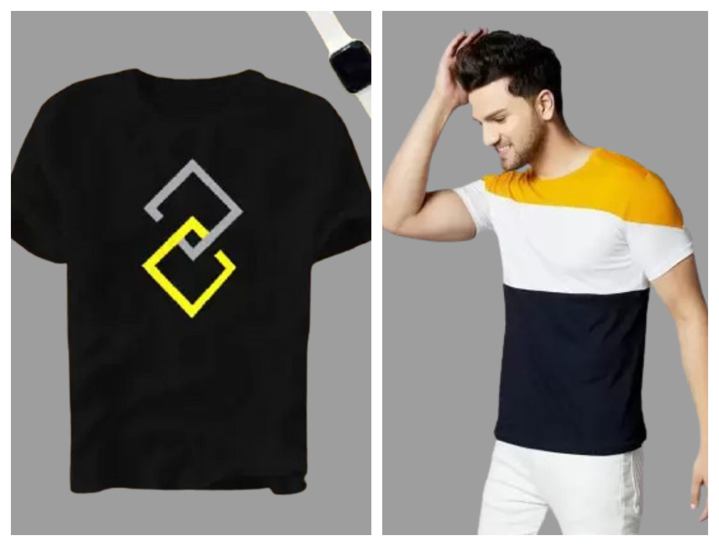 Attitude Combo Printed Half Sleeves T-shirts