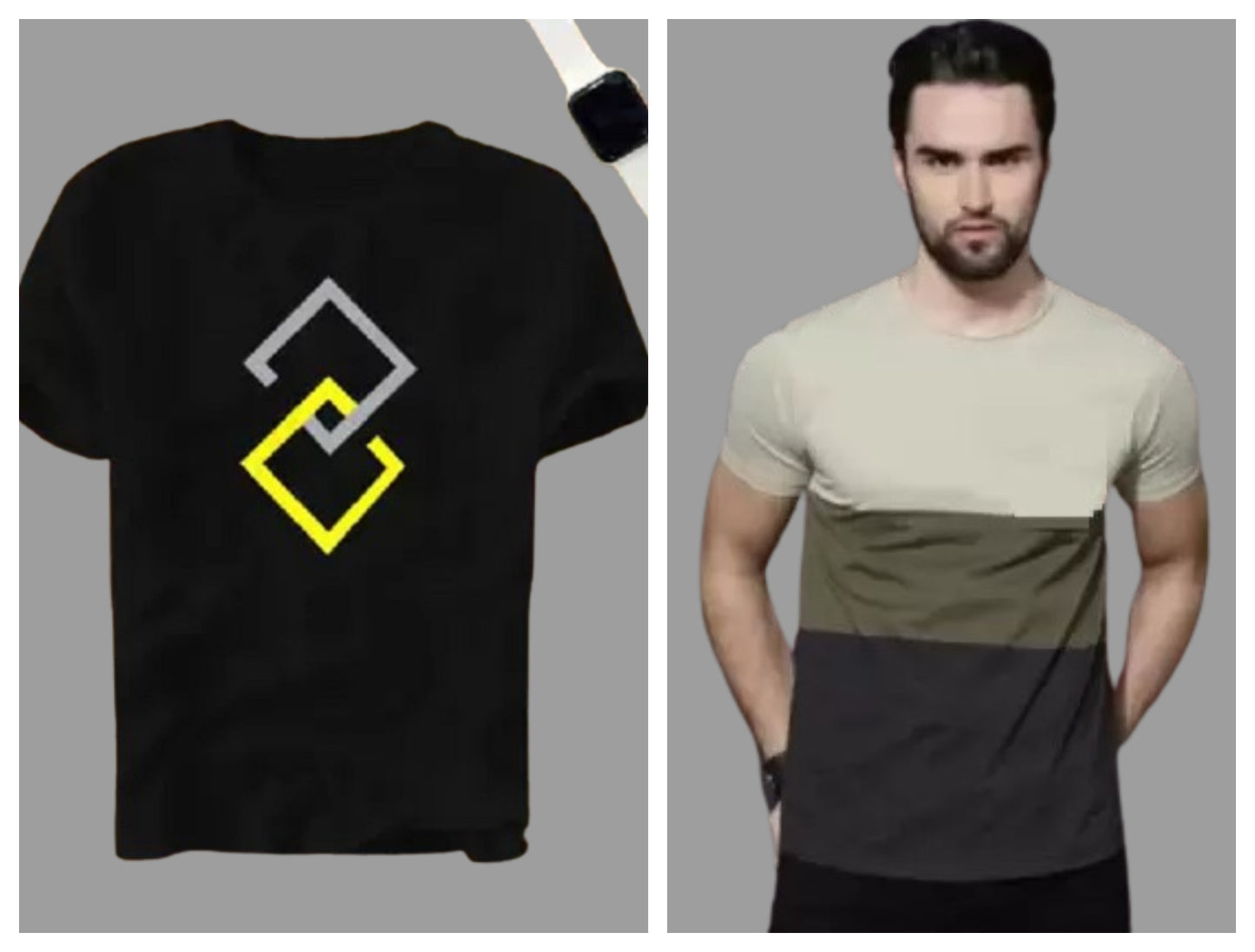 Attitude Combo Printed Half Sleeves T-shirts