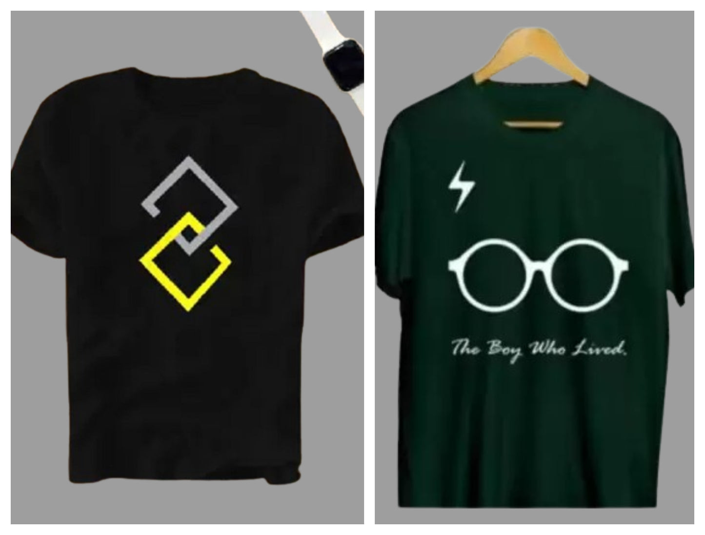 Attitude Combo Printed Half Sleeves T-shirts
