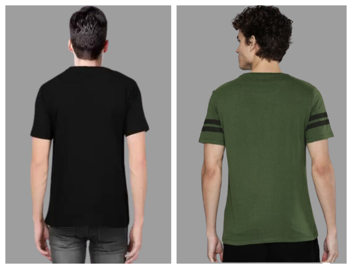 Attitude Combo Printed Half Sleeves T-shirts