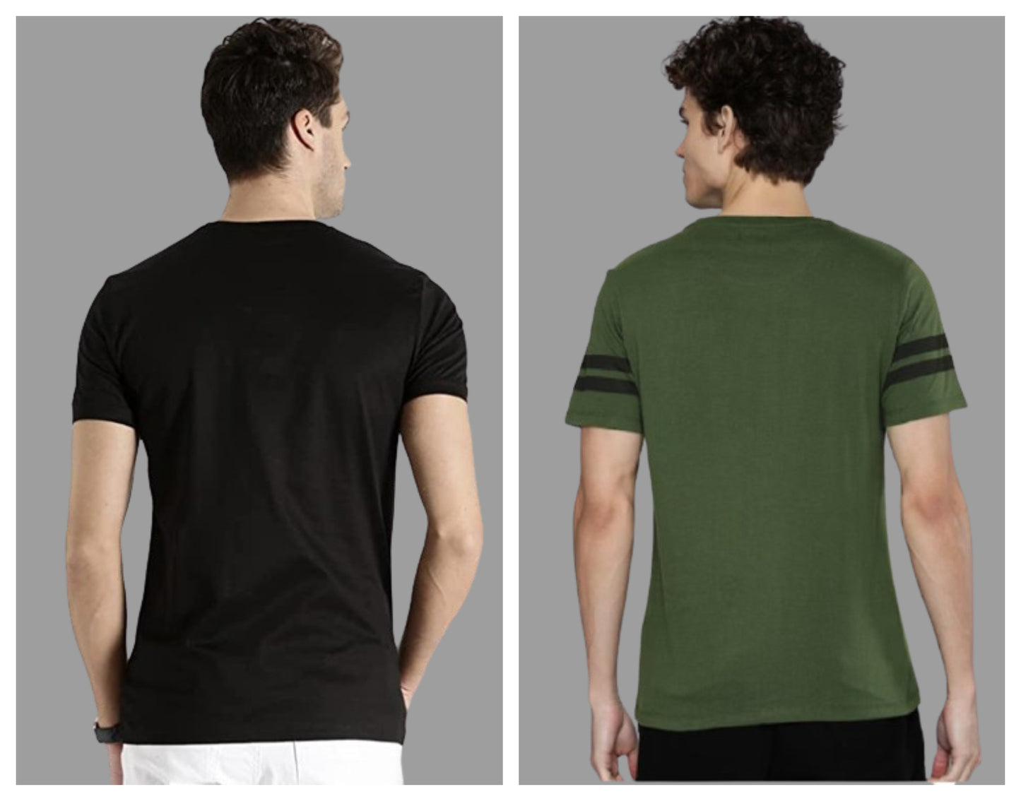 Attitude Combo Printed Half Sleeves T-shirts