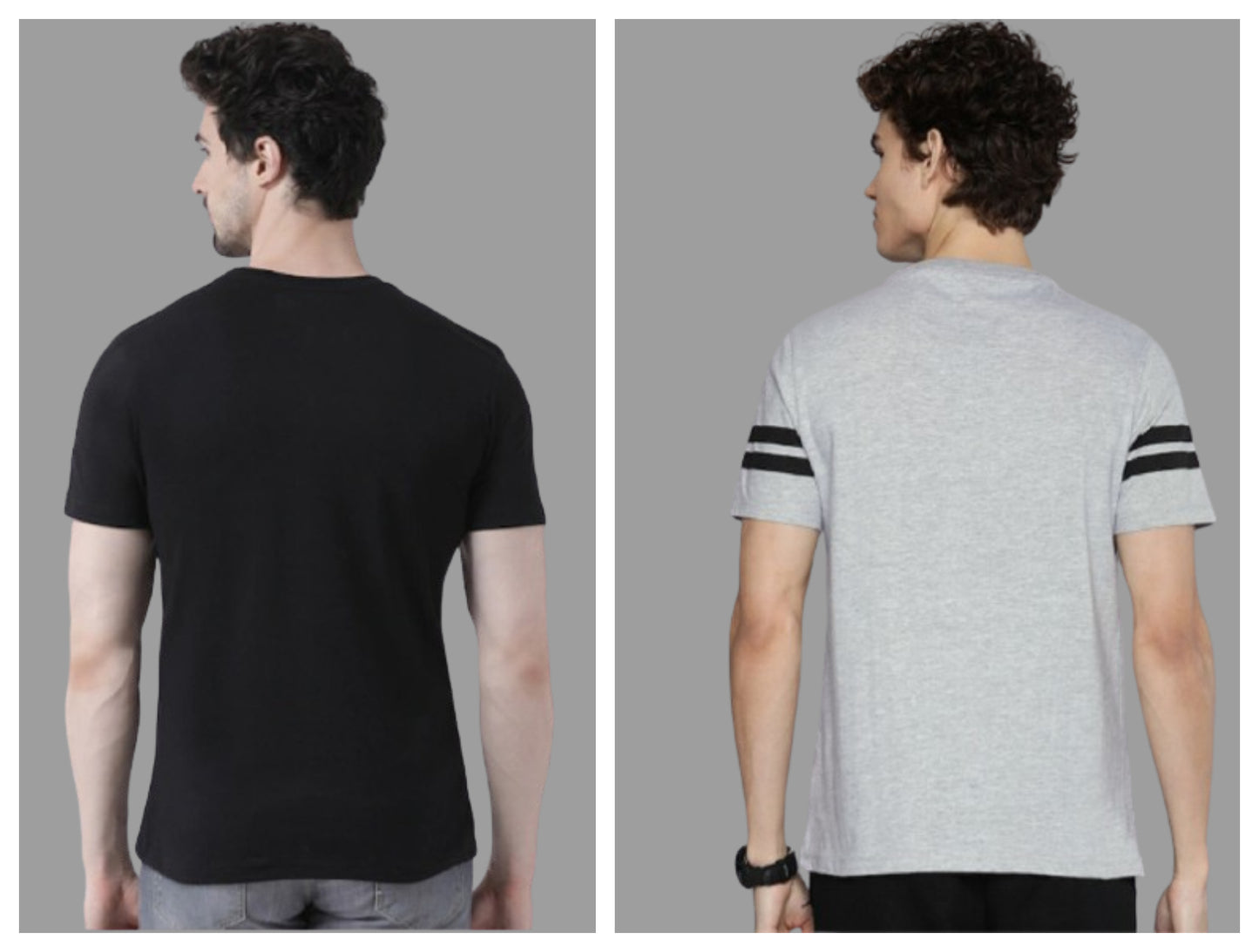 Attitude Combo Printed Half Sleeves T-shirts