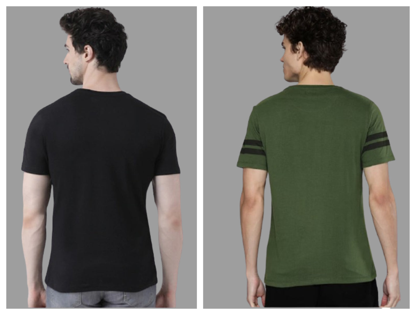 Attitude Combo Printed Half Sleeves T-shirts
