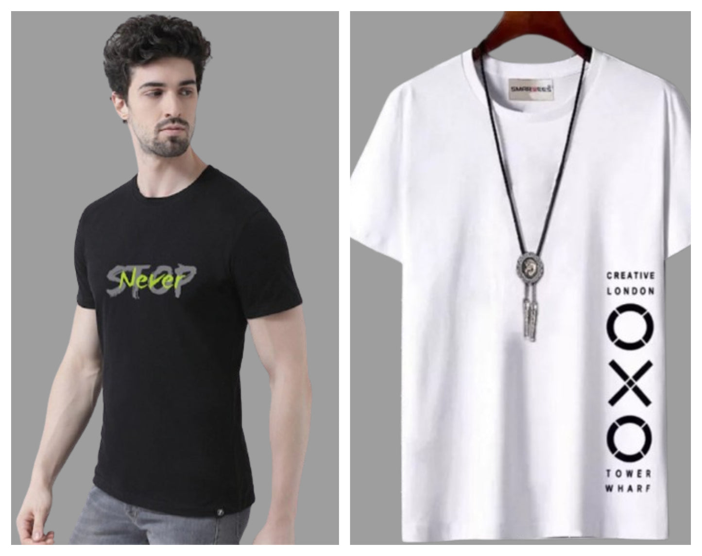 Attitude Combo Printed Half Sleeves T-shirts