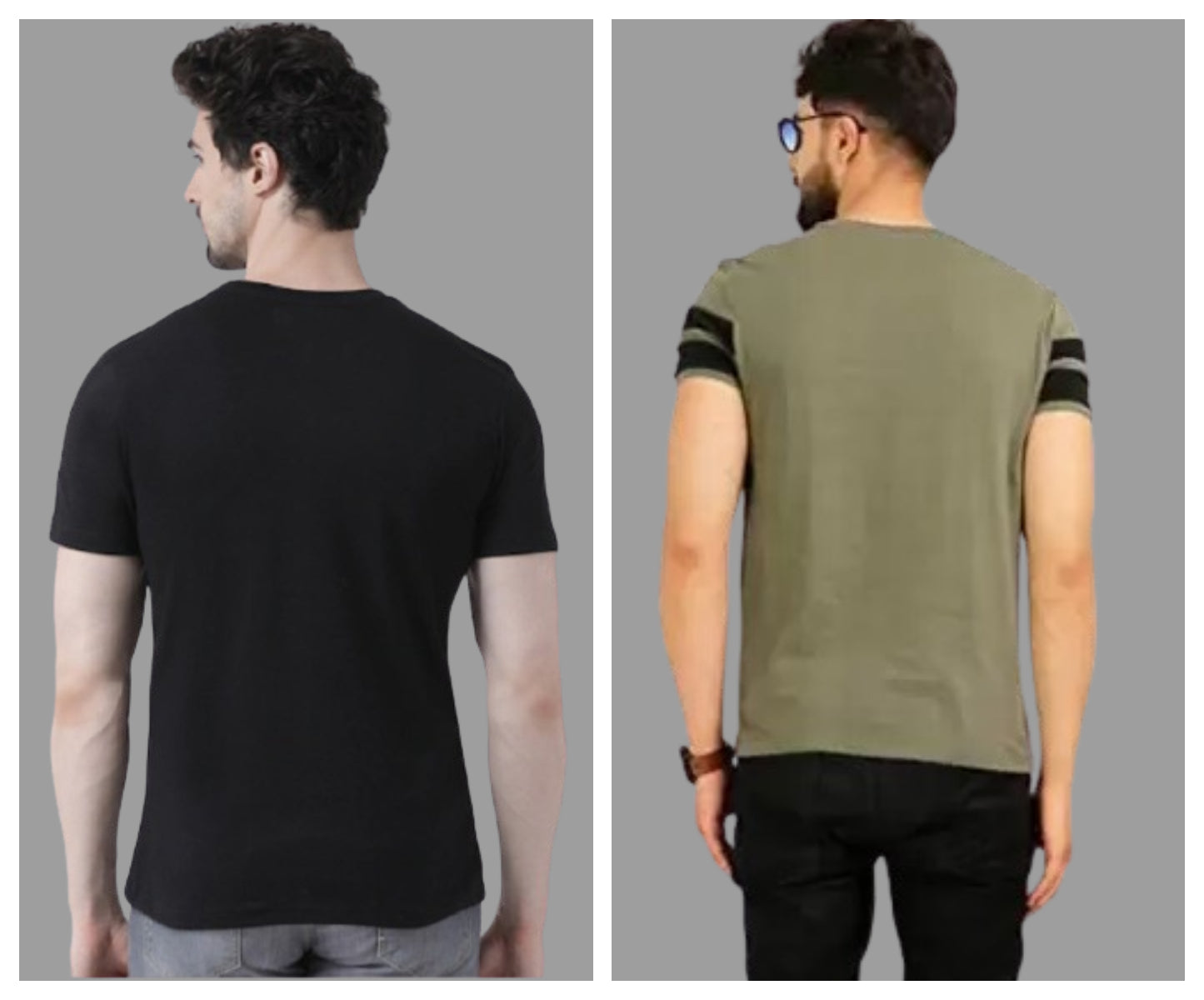 Attitude Combo Printed Half Sleeves T-shirts