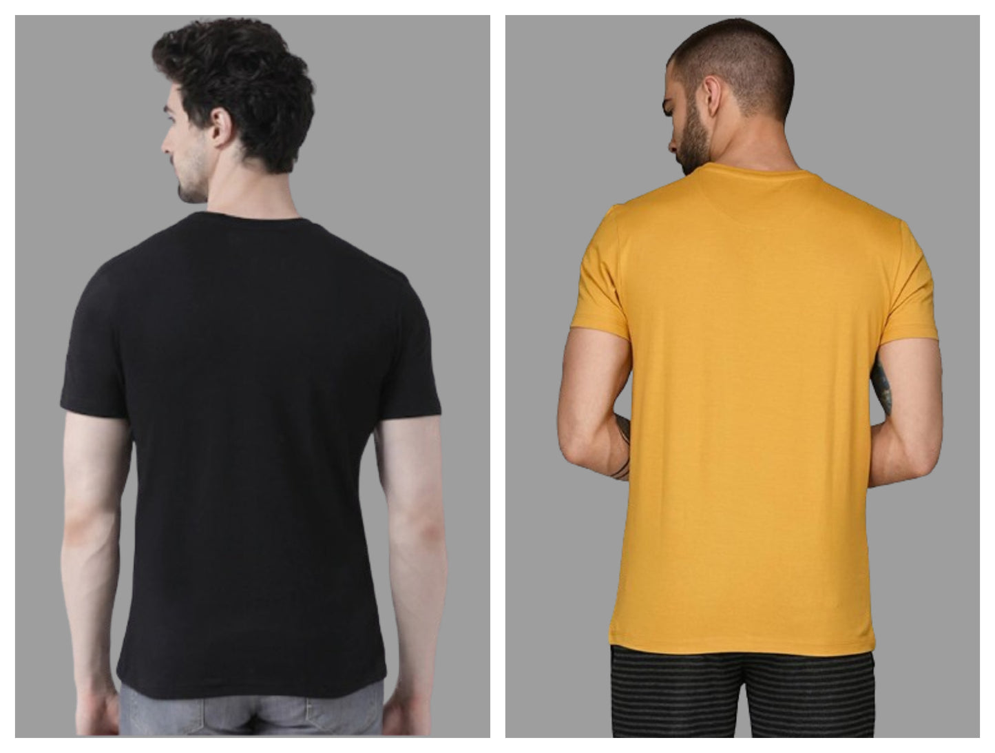 Attitude Combo Printed Half Sleeves T-shirts