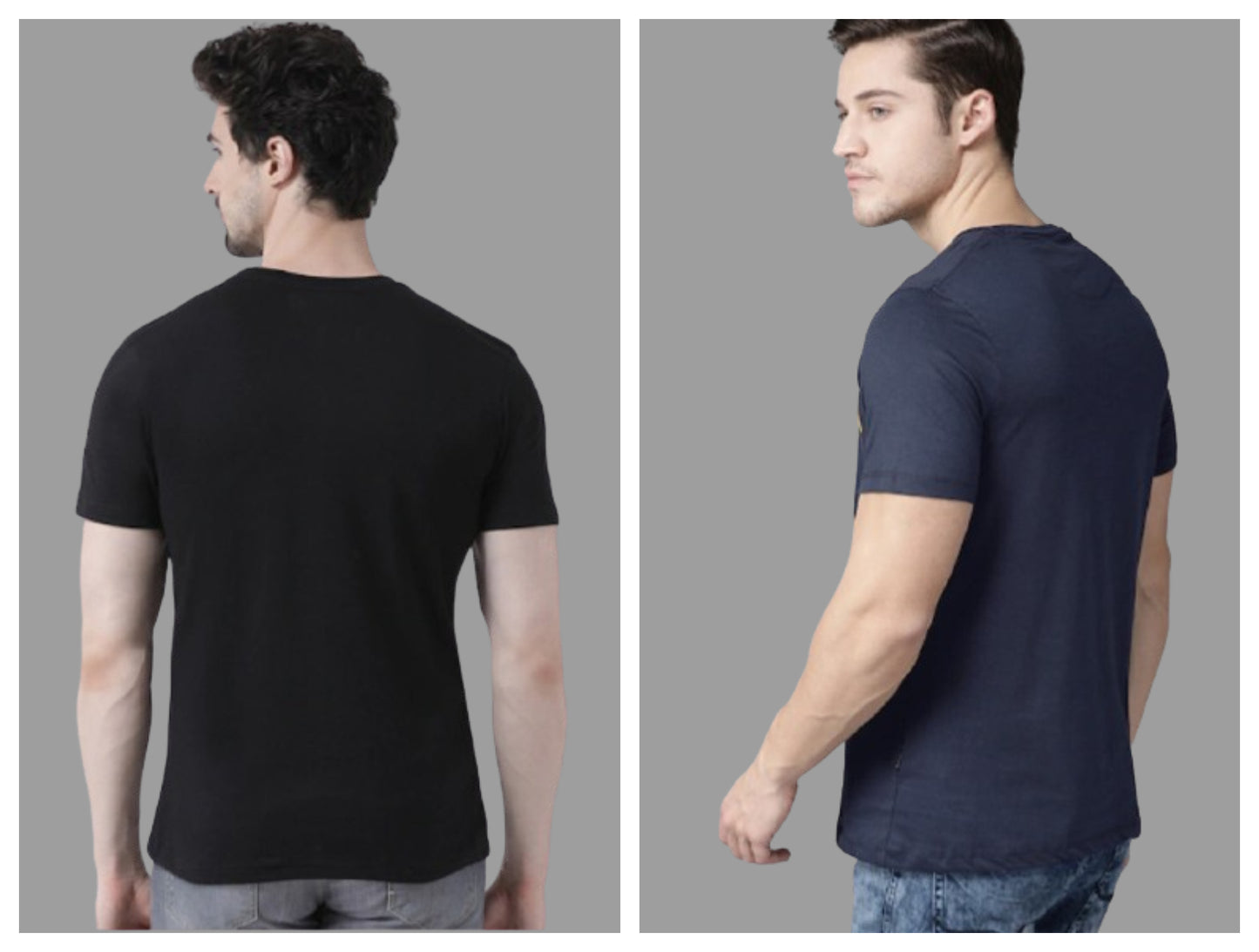 Attitude Combo Printed Half Sleeves T-shirts