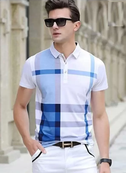 Attitude Polo Neck Half Sleeves T-Shirt