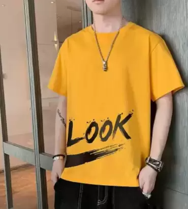 Attitude Look Printed Half Sleeves T-Shirt