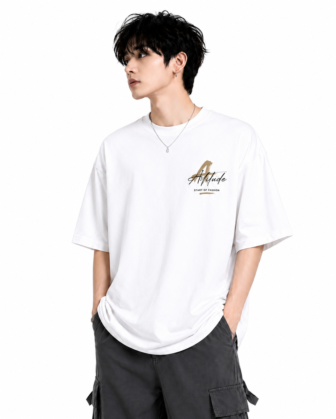Attitude T-Shirts for Men | Oversized Printed T-Shirt | Wild Life | Cotton T Shirt For Men