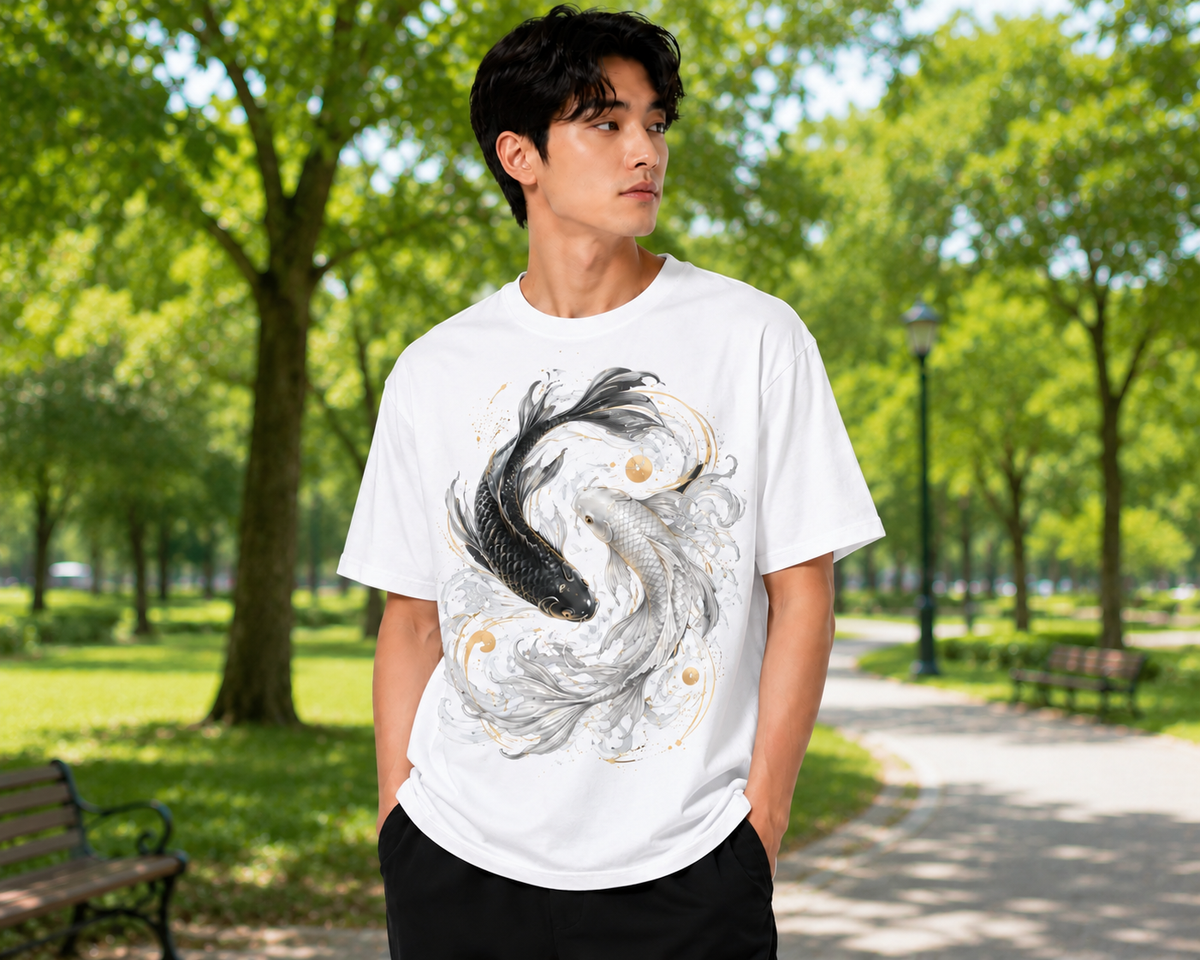 Attitude Fish Oversized T-Shirt