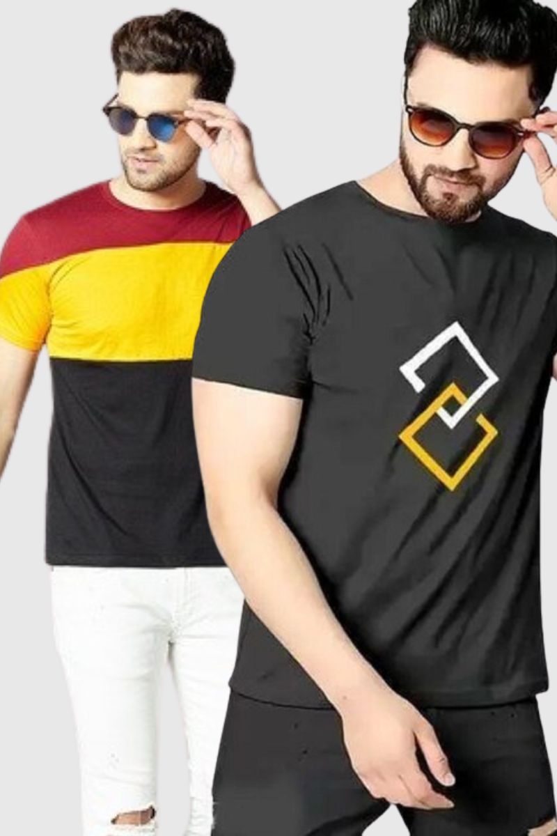 Attitude Round Neck T-shirts Combo